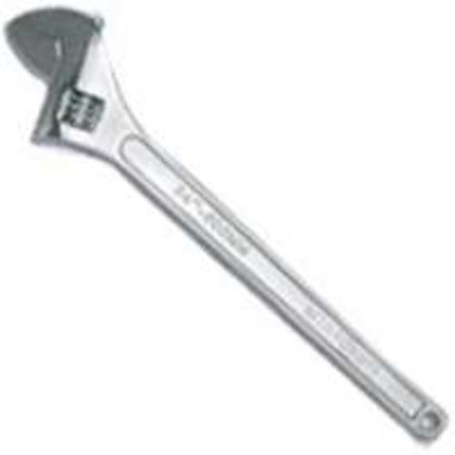 Vulcan JL15024 Vanadium Alloy Steel Adjustable Wrench, Chrome, 24"