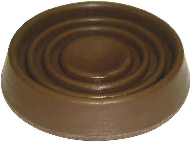 Prosource FE-S708-PS Caster Cups, 1-1/2", Brown, 4/Pack
