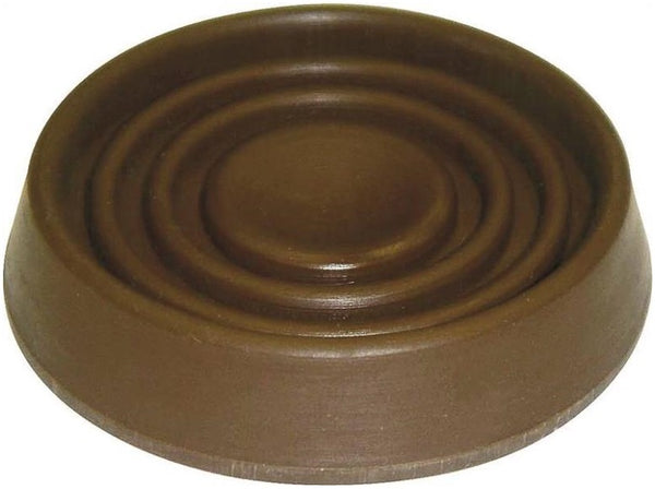 Prosource FE-S708-PS Caster Cups, 1-1/2", Brown, 4/Pack