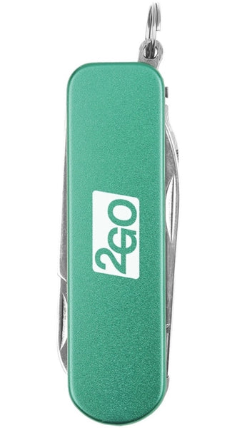 Hy-Ko KC626 2GO Nail Clipper Multi-Tool Key Chain, Green