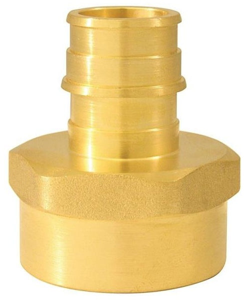 Apollo EPXFA341 Female Pipe Reducing Adapter, Brass, 1" x 3/4"