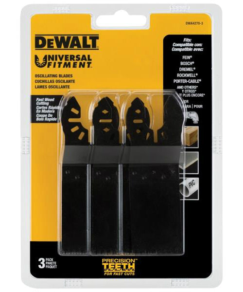 DeWalt DWA4270-3 Precision Tooth Blade , 1-1/4"