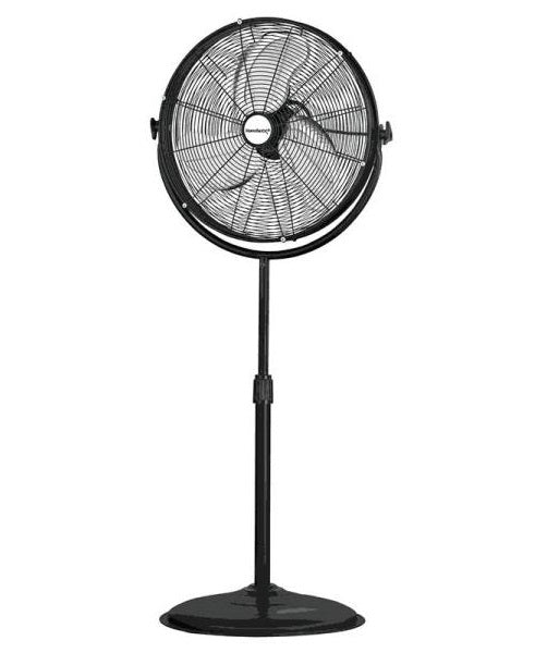 PowerZone FES50-T5 Hi-Velocity 3-Speed Pedestal Fan with Stand, 20"