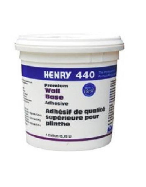 Henry 12346 440 Premium Wall Base Adhesive, 3.78 L