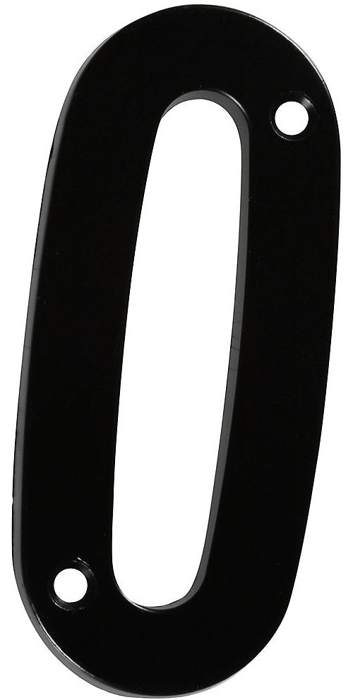 National Hardware N238-626 V871 #0 House Numbers, 4", Black