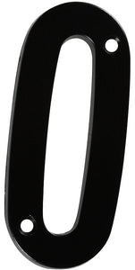 National Hardware N238-626 V871 #0 House Numbers, 4", Black