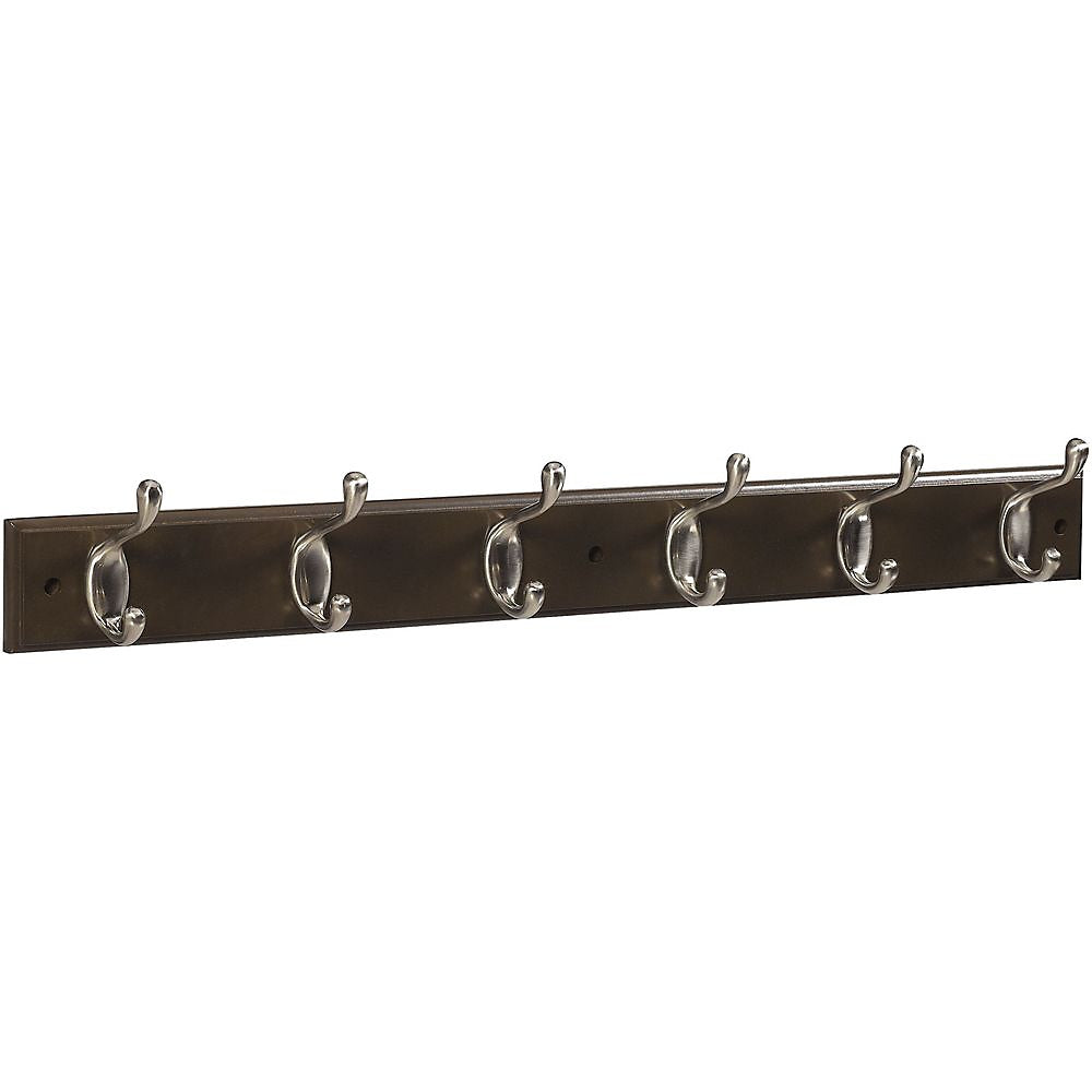 National Hardware S813-006 DPV8170 Hookrail, Satin Nickel