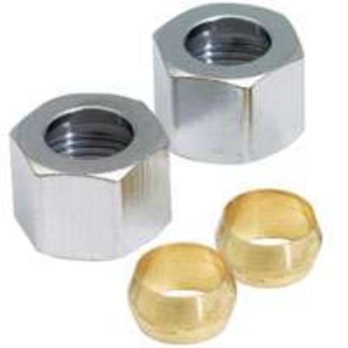 Plumb Pak PP20081 Compression Nut/Ring, 3/8"