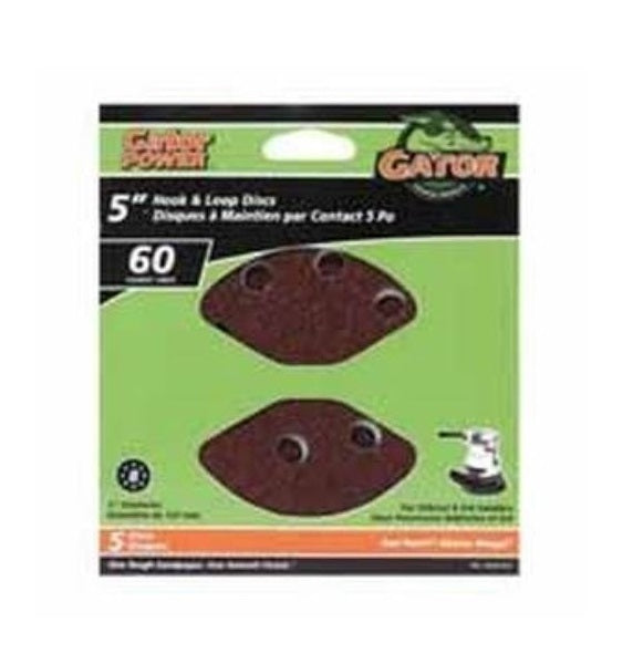 Gator 3725-012 Sanding Disc, 5" , 60 Grit