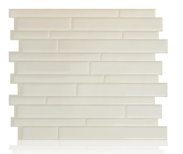 Smart Tiles SM1094-1  Peel & Stick Decorative Wall Tile, Milano Avorio