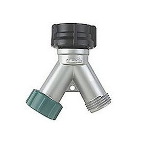 Gilmour 08Y Zinc Hose Y Connector With Cap