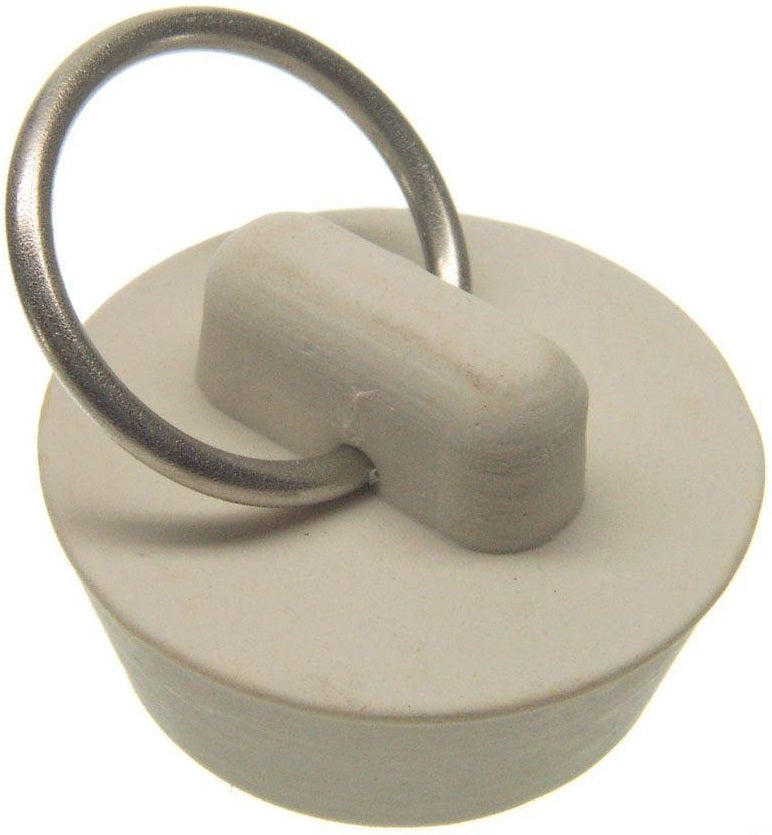 Danco 9D00080223 Rubber Drain Stopper, 1", White