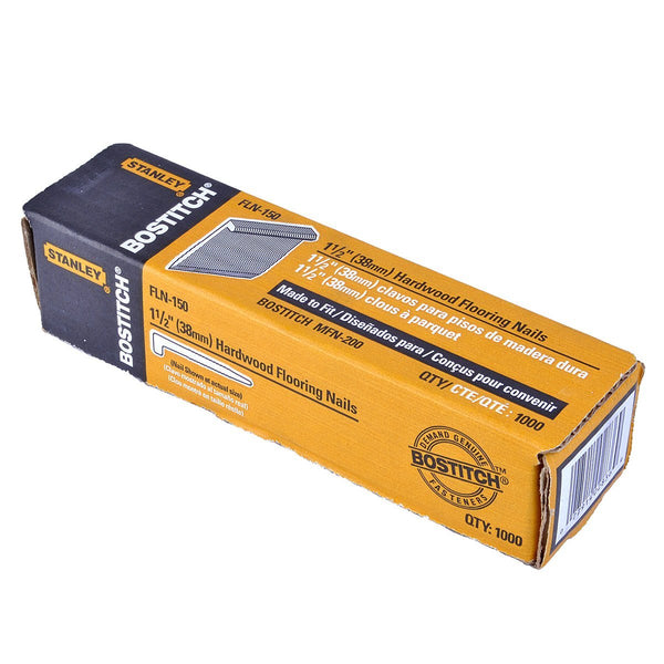 Stanley-Bostitch FLN150 L-Shaped Hardwood Flooring Cleat, 1-1/2"