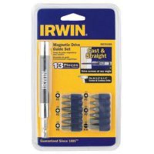 Irwin 3057013DS Magnetic Drive Guide Set, 2", 13 Piece