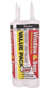 Red Devil 0846V4 Window & Door Siliconized Acrylic Caulk, 10 Oz.