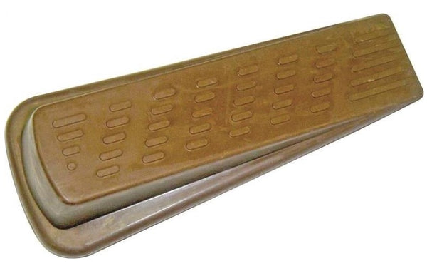Prosource FE-S801-PS Heavy Duty Wedge Doorstop, Brown