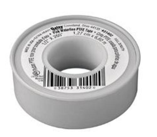 Oatey 31402D PTFE Water Line Thread Seal Tape, 1/2"x260", Pink