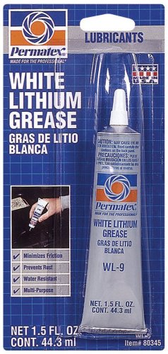 Permatex 80345 White Lithium Grease, 2 Oz