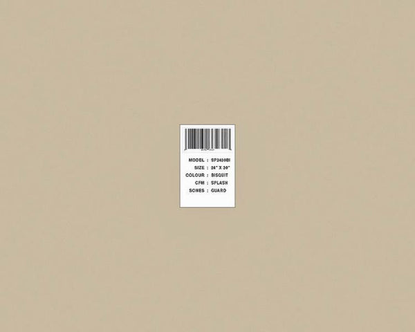 Air King SP2430BI Backsplash 30"x24", Biscuit