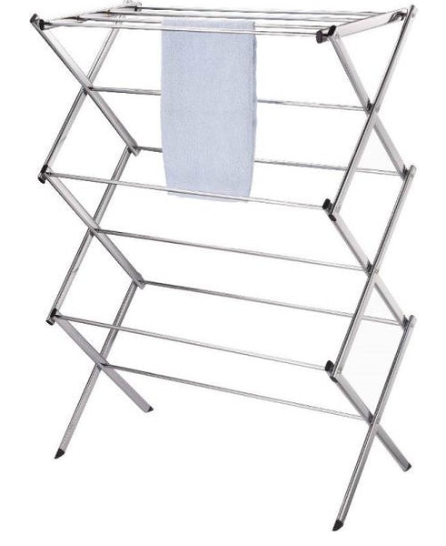 Simple Spaces BS64-CH-3L Folding Clothes Dryer, Chrome