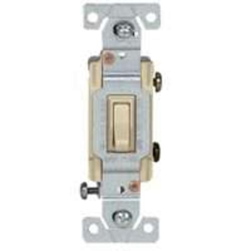 Cooper Wiring C1301-7LTV Lighted Toggle Switch, 150 amp,120 volt, Ivory