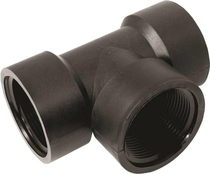 Green Leaf TT 112 P Threaded Tee, Polypropylene, 1.5"