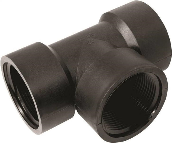 Green Leaf TT 112 P Threaded Tee, Polypropylene, 1.5"