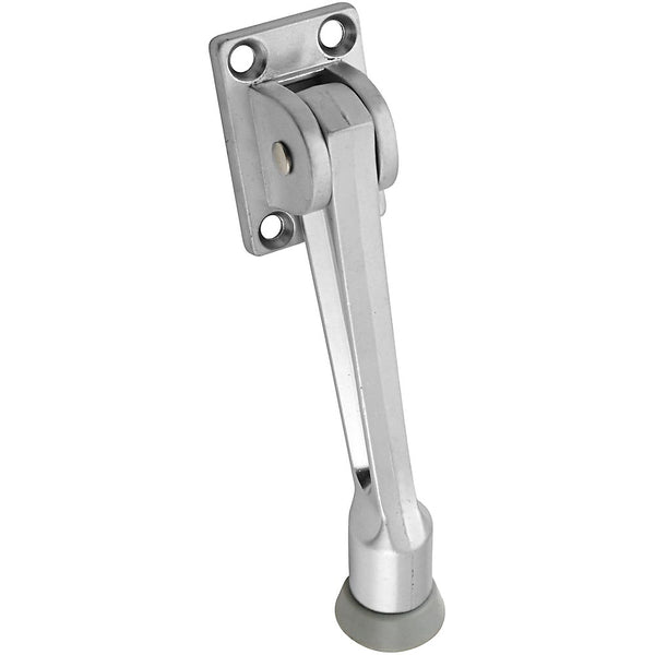 National Hardware N273-565 SPB239 Kickdown Door Stops, Satin Chrome, 5"