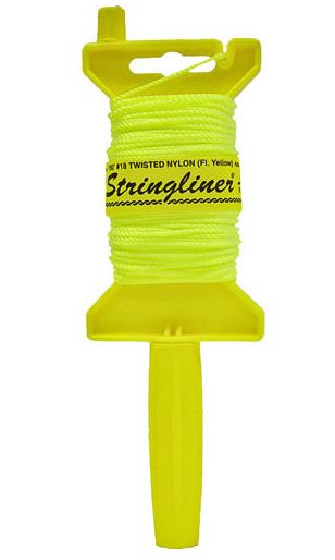 Stringliner 11712 Chalk Mason Line with Reel, 500&#039;, Yellow