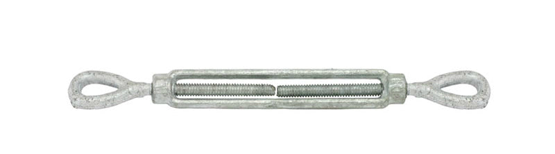 Baron 15-1/2X6 Forged Steel Eye & Eye Turnbuckles, 1/2" x 6", Galvanized