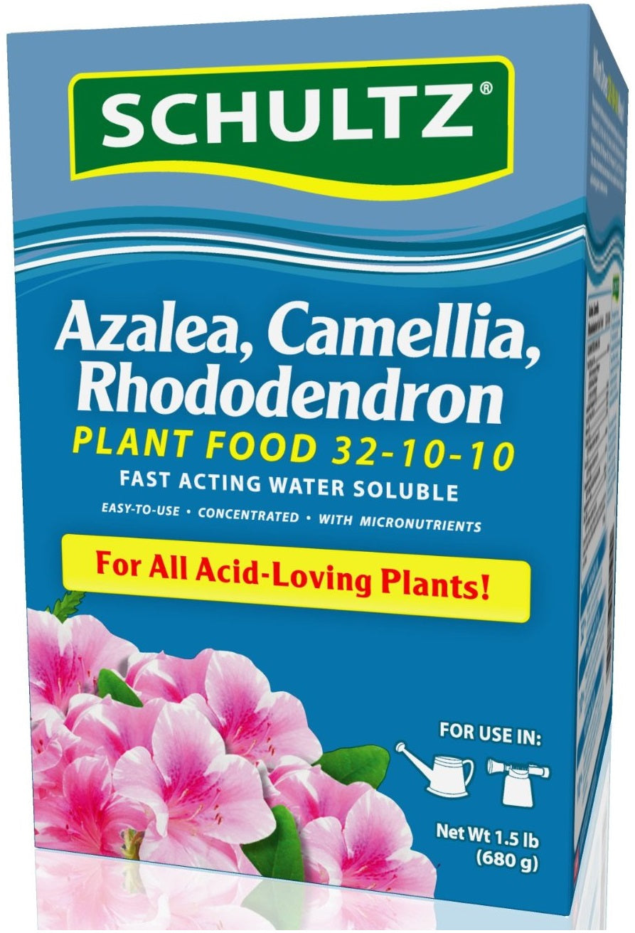 water soluble fertilizer for acid loving plants Schultz SPF70860 ACR Water Soluble Plant Food, 32-10-10, 1.5 lbs – Toolbox Supply