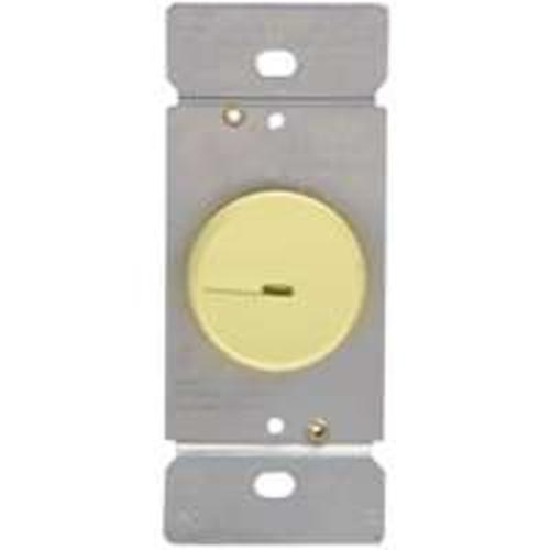 Cooper Wiring RI306PL-V-K Lighted Incandescent/Halogen Rotary Dimmer with Preset, Ivory