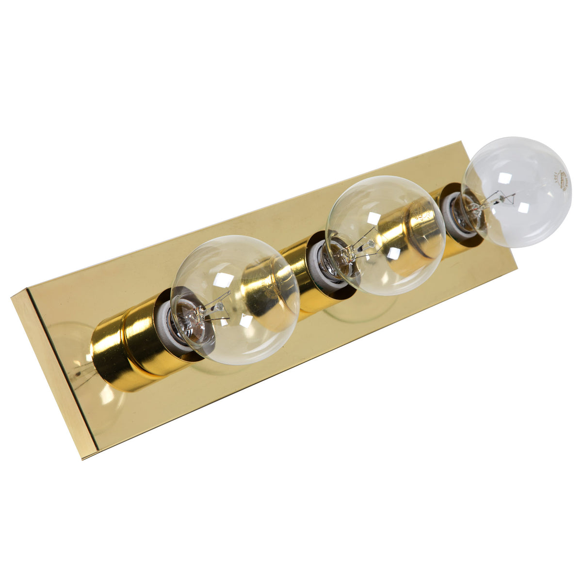 Boston Harbor V5BB03-3L Vanity Bathroom Light Fixtures, Polished Brass