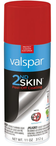 Valspar 172003 2Nd Skin Rubberized Coating Spray, 11 Oz, Red