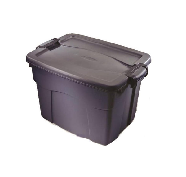 Rubbermaid RMRT220002 Latching Storage Tote, 22 Gallon