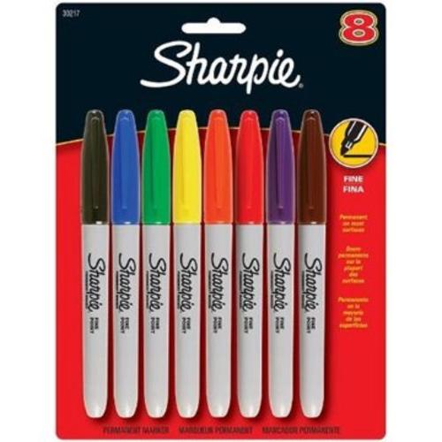 Sharpie 30217 Fine Point Permanent Marker, Assorted