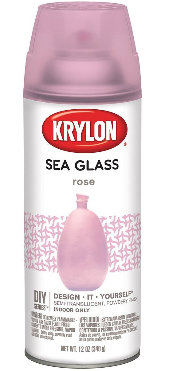 Krylon K09051000 Sea Glass Spray Paint, 12 Oz, Rose