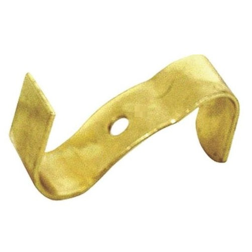 Prosource PH-122246-PS Moulding Hook, Brass Plated Steel, Polished Brass