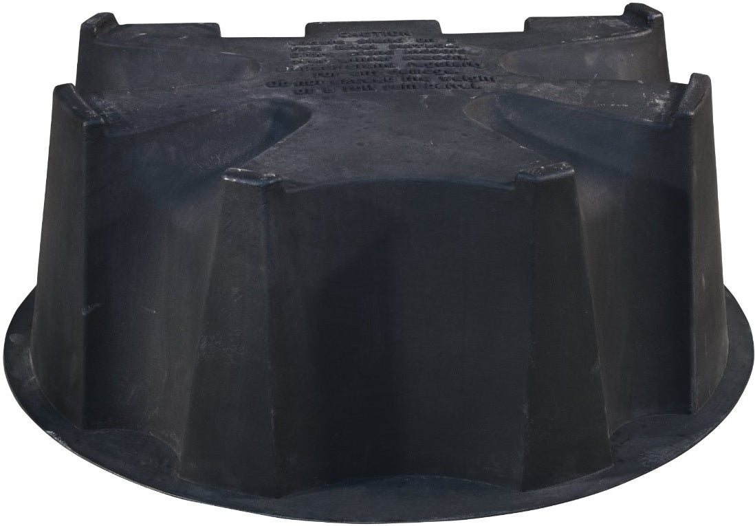 RTS Home Accents 55100002008000 Rain Water Collection Barrel Stand, Black