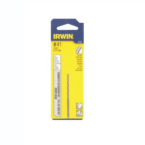 Irwin 81141 High Speed Steel Wire Gauge Drill Bit, 1-3/8" x 2-3/8"