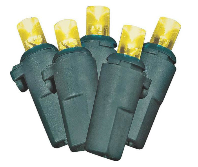 Holiday Basix U08E098J LED Light Set, 50-Light, Yellow