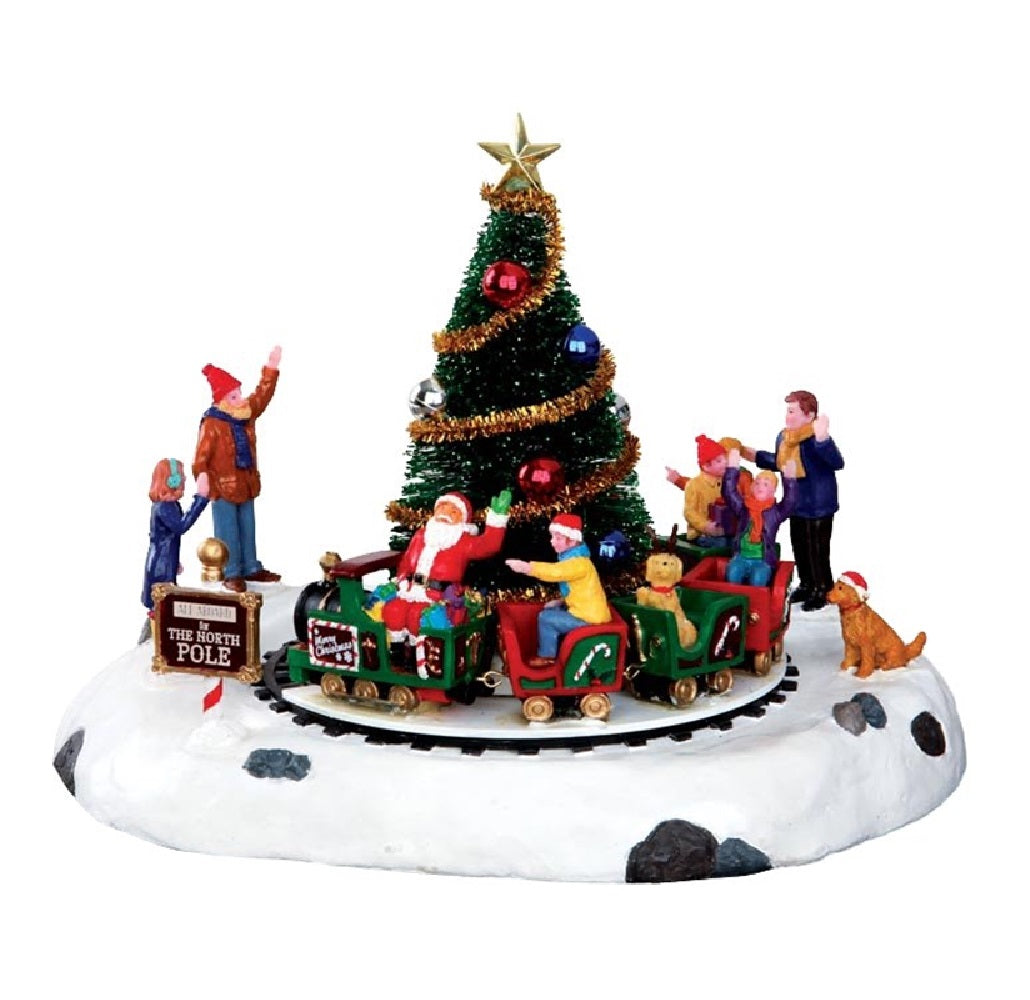Lemax 34631 Christmas Table Accent Santas Kiddie Train, Polyresin
