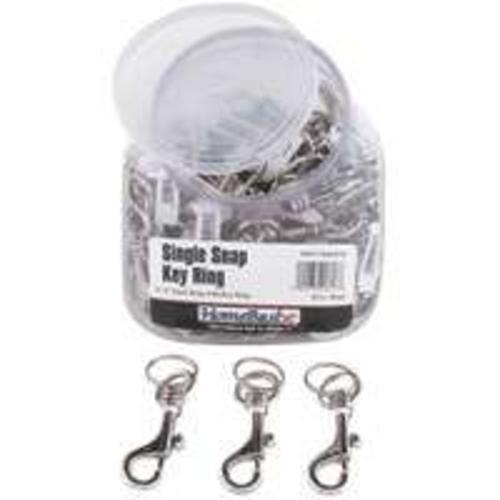 Toolbasix EH970583L Swivel Snap Key Rings, 3"