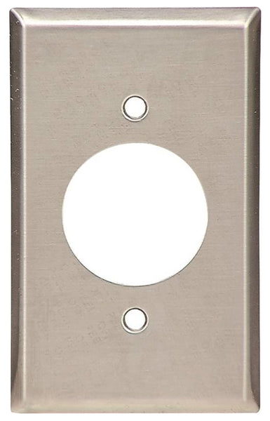 Eaton 93111-BOX1Standard-Size Power Outlet Wallplate, Brushed Satin