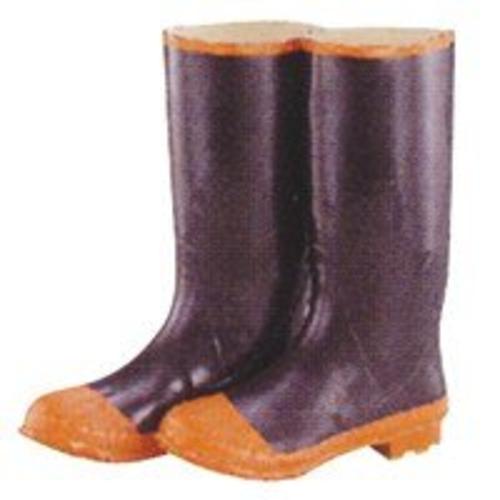 Diamondback RB002-7-C Rubber Knee Boot, Size 7, Black & Red