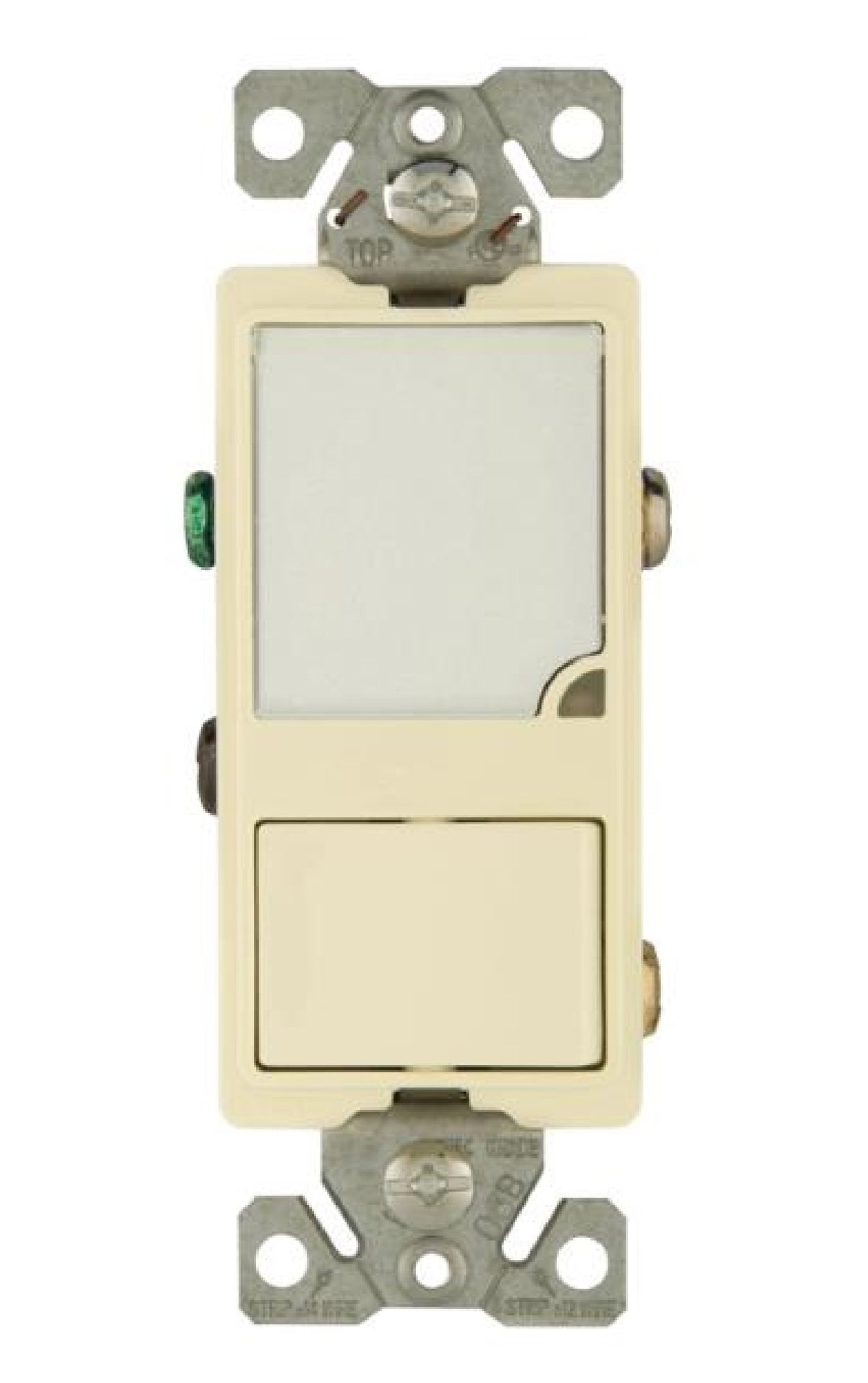 Cooper Wiring 7738LA-BOX Single Pole Combination Switch and Dimmable LED Nightlight, 15 Amp