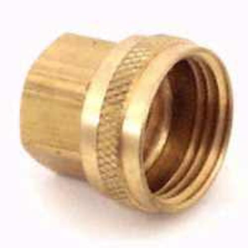 Plumb Pak PP850-65 Garden Hose Adapter Brass 3/4" x 1/2"