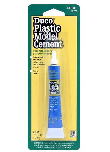 Duco 90225 Plastic & Model Cement, .5 Oz