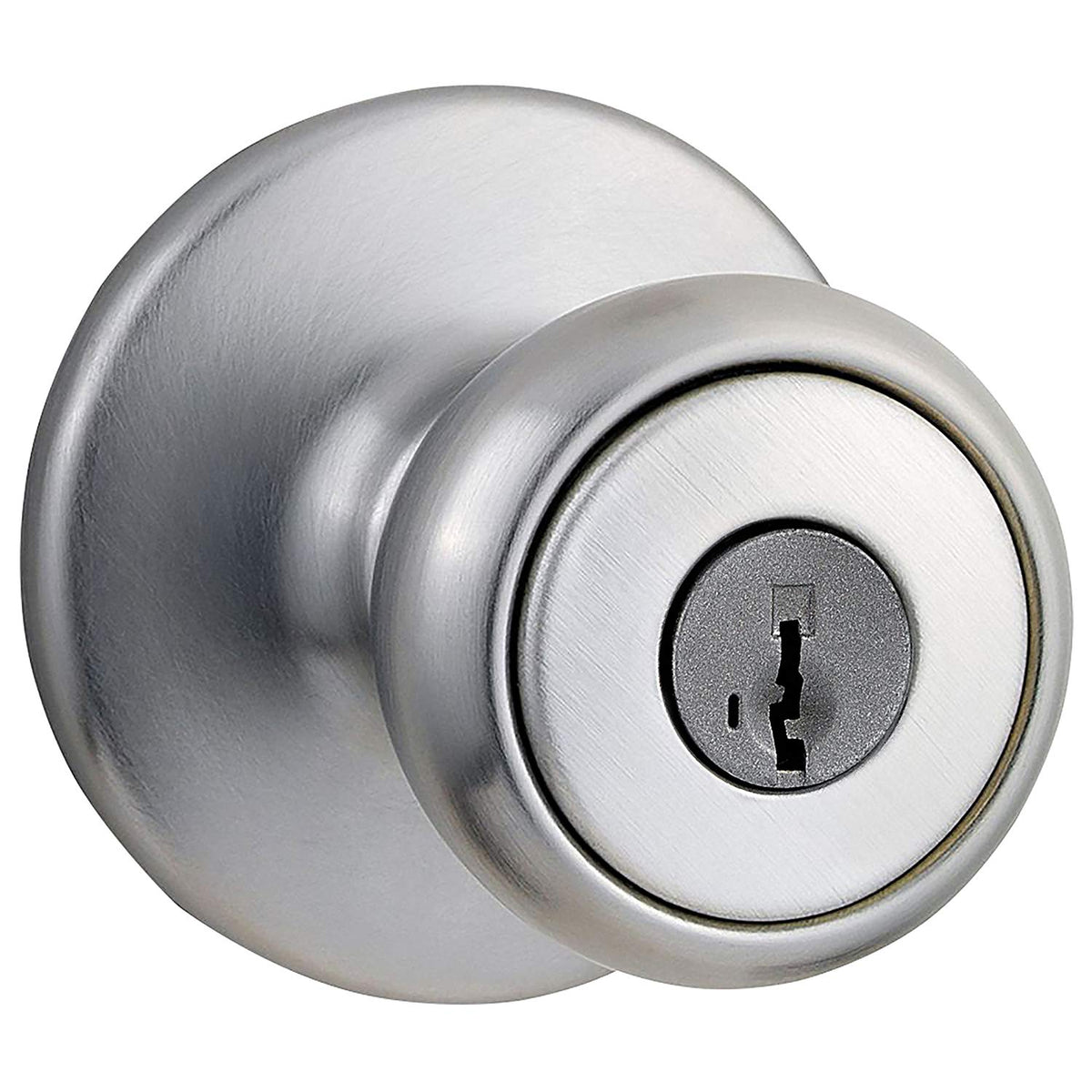 Kwikset 400T26DRCALRCSK3V Tylo Entry Knob, Satin Chrome