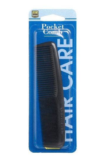 Lil Drug Store 7-92554-11200-0 Pocket Hair Comb, Black
